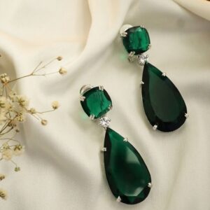 Emerald Grace Drop Earrings
