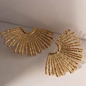 Sunbeam Hoop Earrings