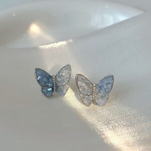 Azure Flutter Butterfly Earrings